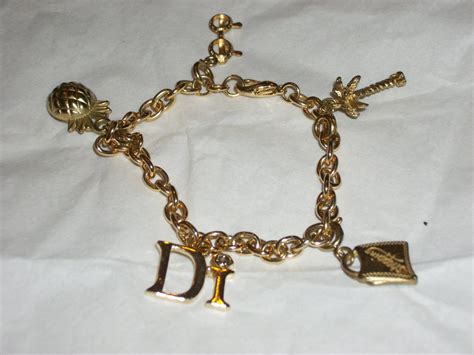 christian dior charm bracelet.